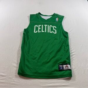 NBA Boston Celtics Jersey Large Reversible Muscle Shirt green gray
